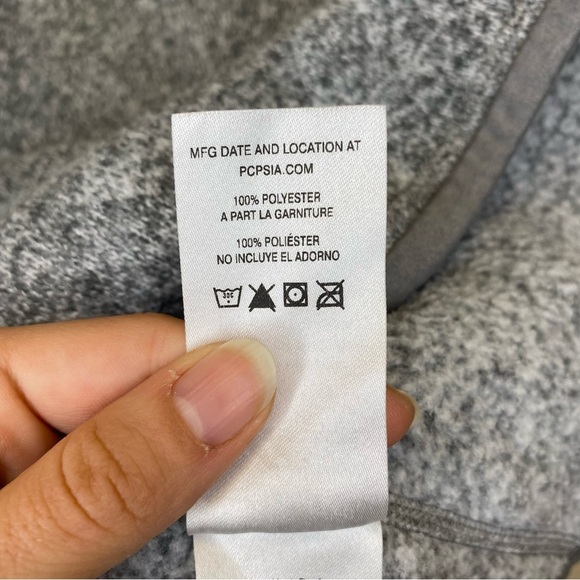 PATAGONIA Women's Better Sweater 1/4-Zip Fleece Knit Birch White Gray Sz Small - Picture 12 of 13